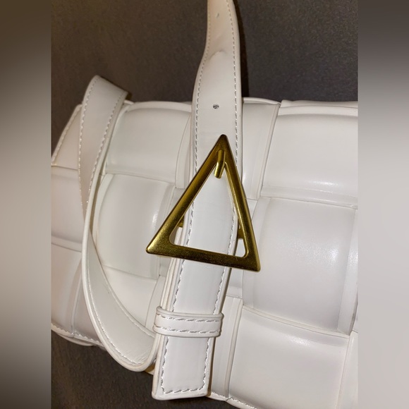 White leather crossbody bag - Picture 4 of 4